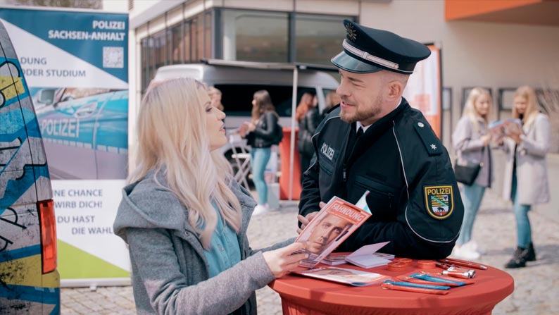 Ja, ich will! Polizei Sachsen-Anhalt